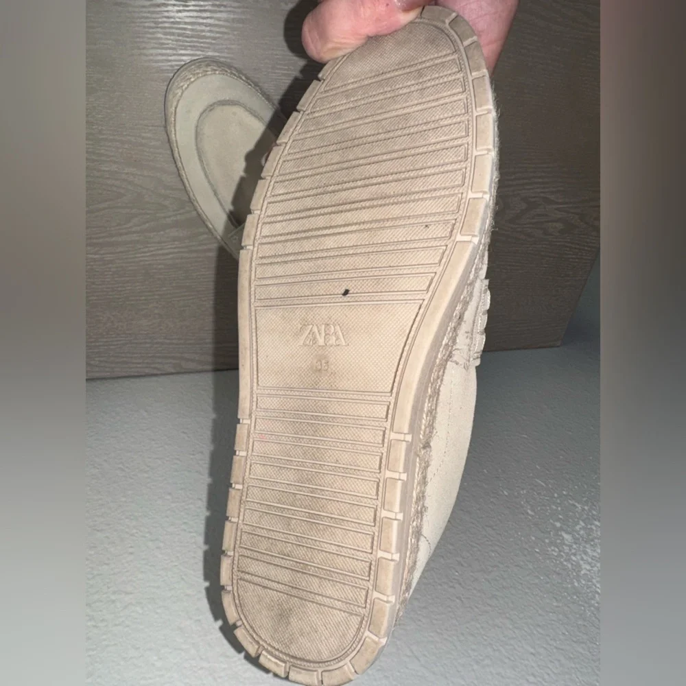 Zara suede espadrille